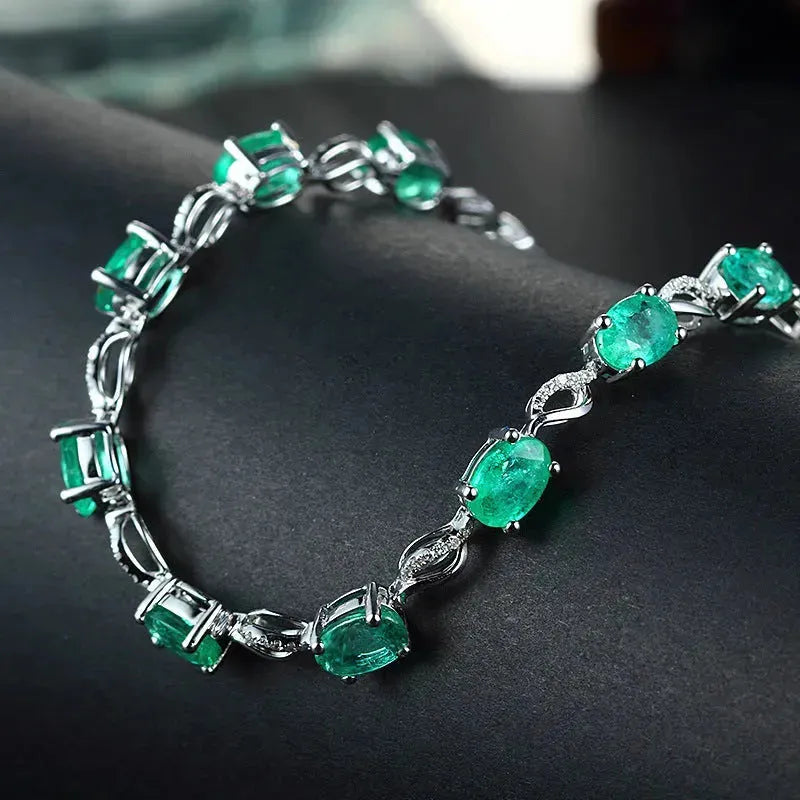 Azza™ Emerald Bracelet Bracelets - Tophatter Daily Deals